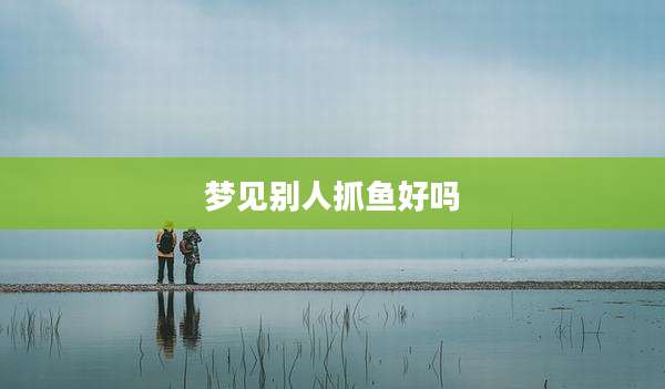梦见别人抓鱼好吗