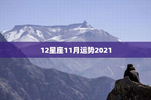 12星座11月运势2021