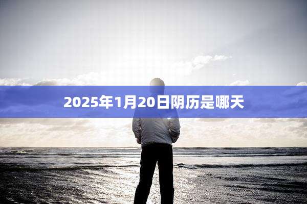 2025年1月20日阴历是哪天