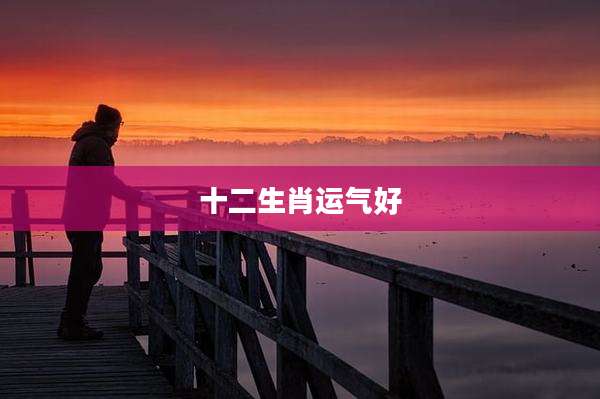 十二生肖运气好