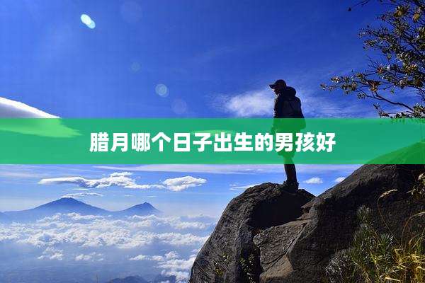腊月哪个日子出生的男孩好