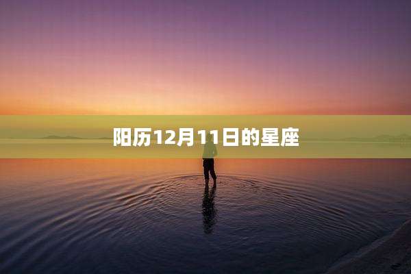 阳历12月11日的星座