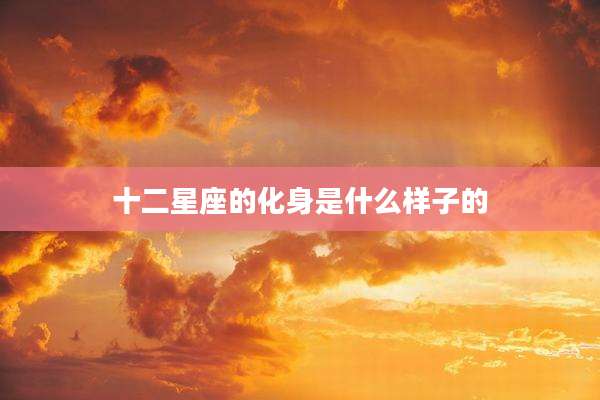 十二星座的化身是什么样子的