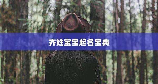 齐姓宝宝起名宝典