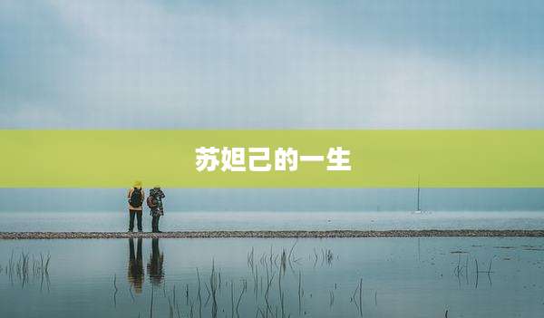 苏妲己的一生