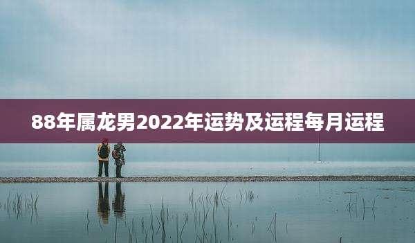 88年属龙男2022年运势及运程每月运程