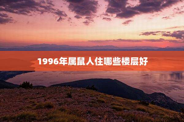 1996年属鼠人住哪些楼层好