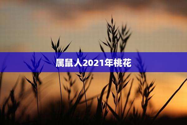 属鼠人2021年桃花