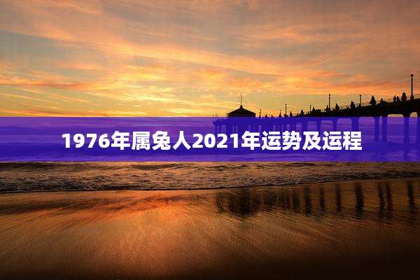 1976年属兔人2021年运势及运程