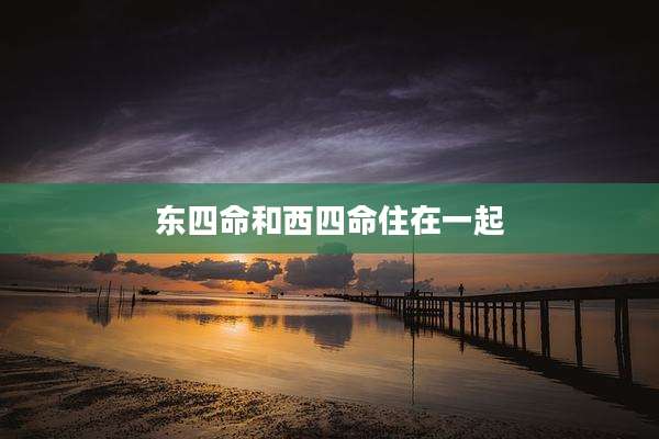 东四命和西四命住在一起