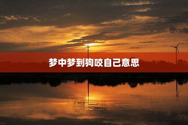 梦中梦到狗咬自己意思