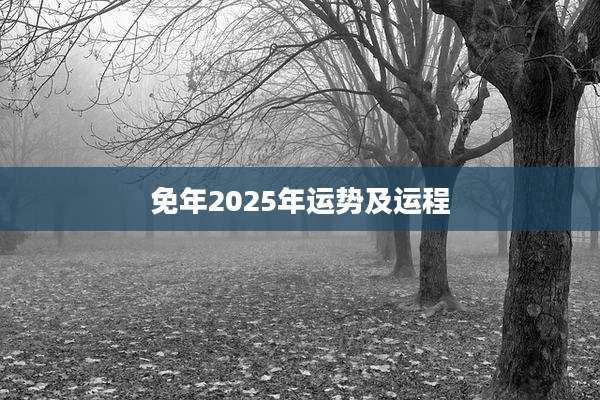 免年2025年运势及运程