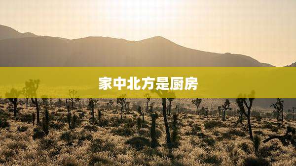 家中北方是厨房