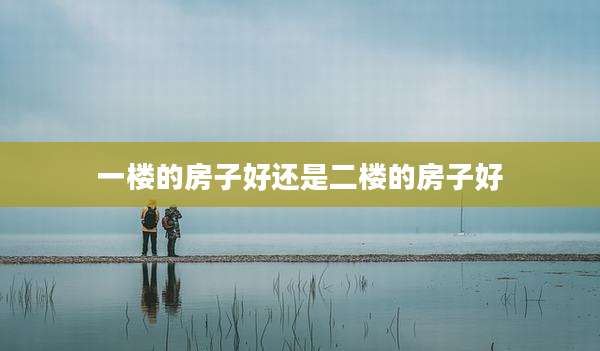 一楼的房子好还是二楼的房子好