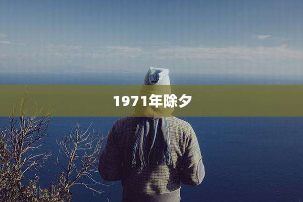 1971年除夕