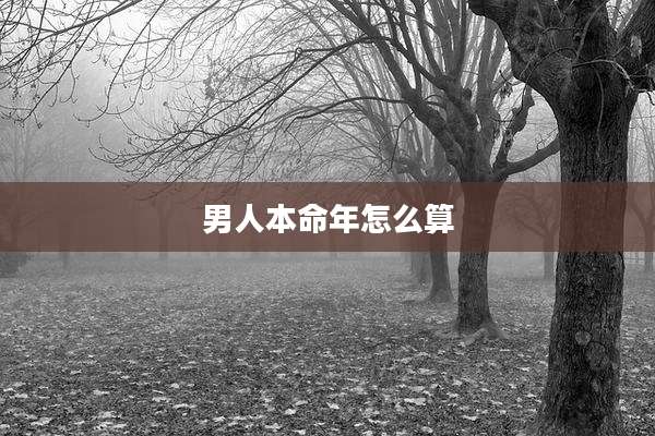 男人本命年怎么算