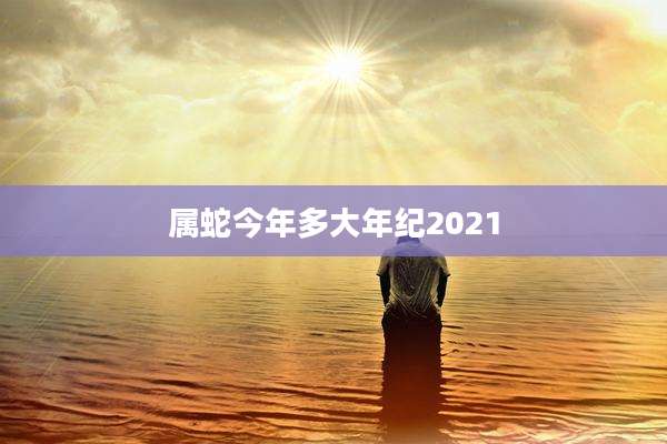 属蛇今年多大年纪2021