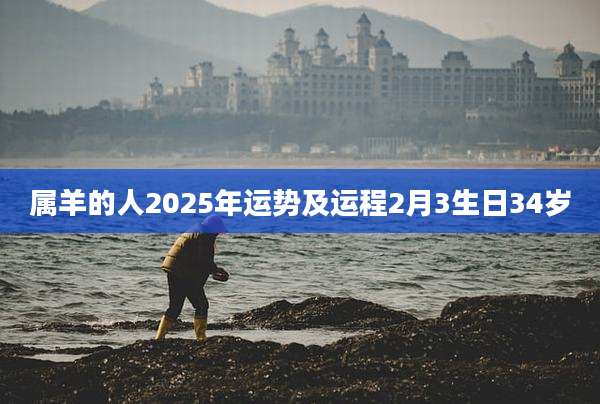 属羊的人2025年运势及运程2月3生日34岁