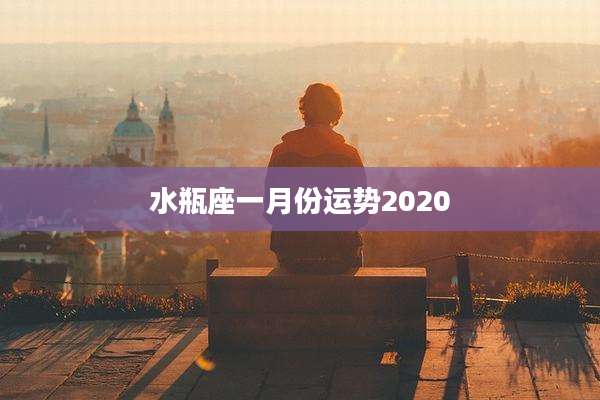 水瓶座一月份运势2020