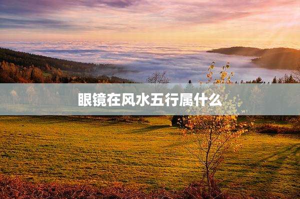 眼镜在风水五行属什么