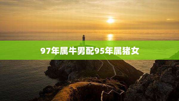 97年属牛男配95年属猪女