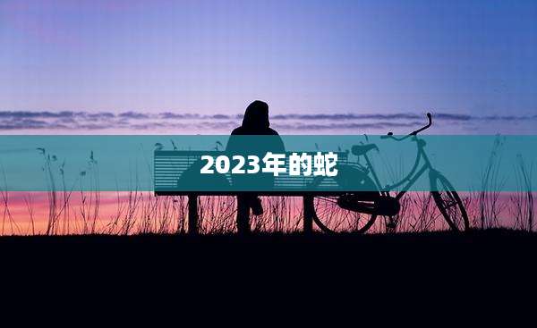 2023年的蛇