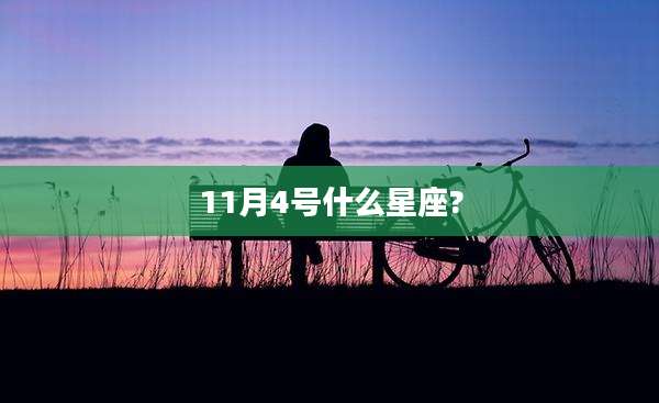 11月4号什么星座?