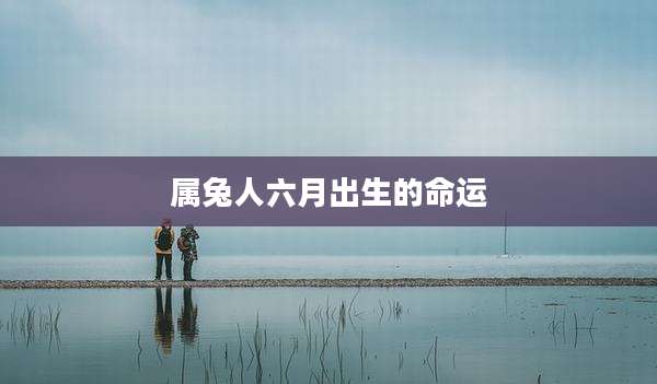 属兔人六月出生的命运