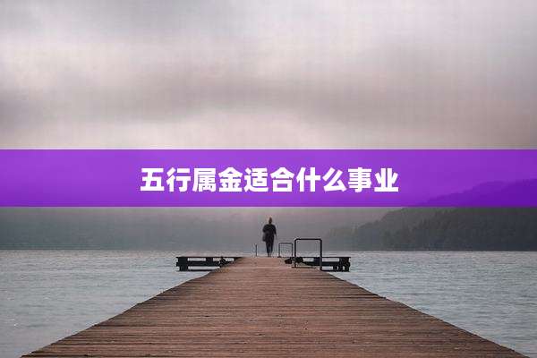 五行属金适合什么事业
