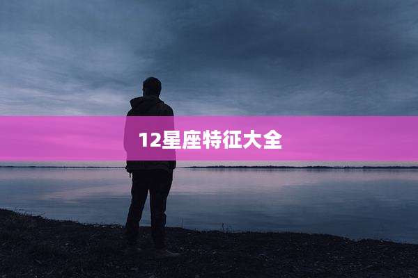 12星座特征大全