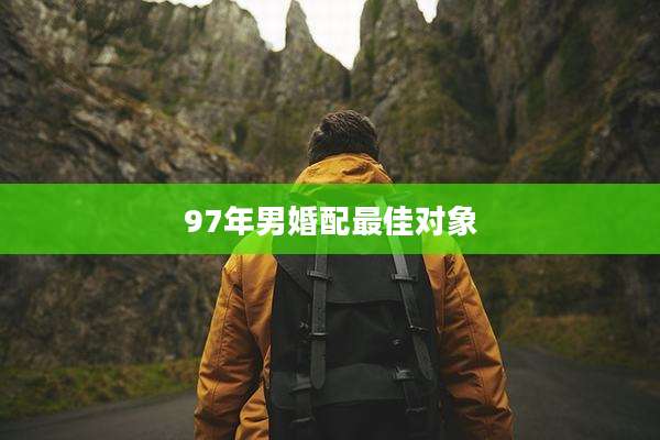 97年男婚配最佳对象