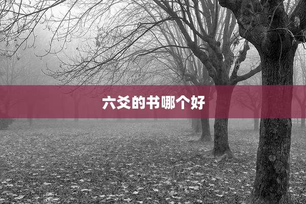 六爻的书哪个好