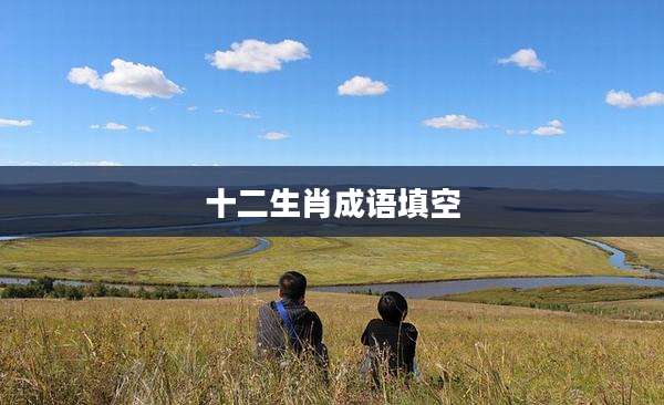 十二生肖成语填空