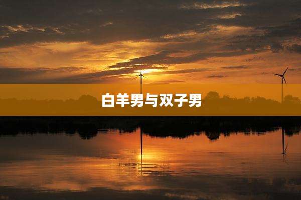 白羊男与双子男