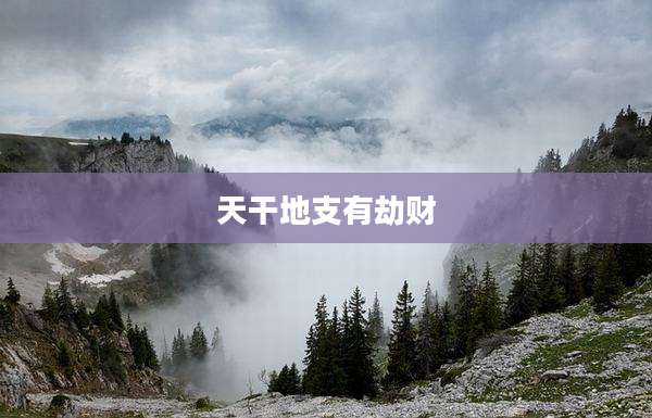 天干地支有劫财