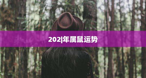 202|年属鼠运势