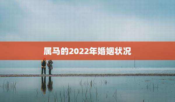 属马的2022年婚姻状况
