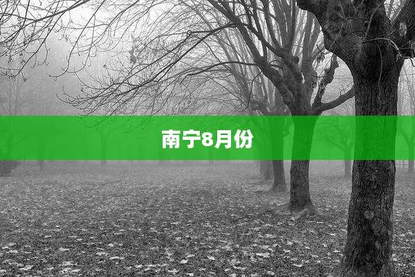 南宁8月份