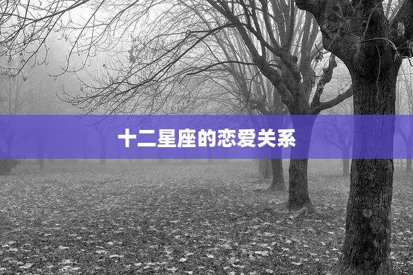 十二星座的恋爱关系