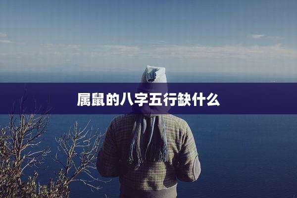 属鼠的八字五行缺什么
