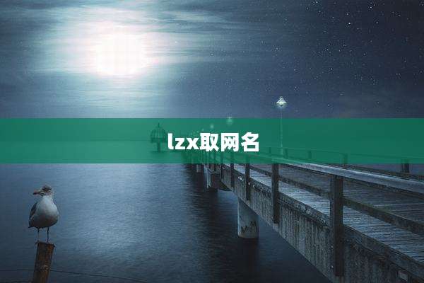 lzx取网名