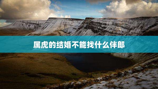 属虎的结婚不能找什么伴郎