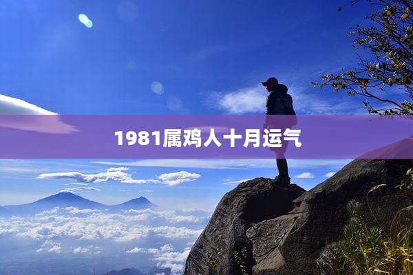 1981属鸡人十月运气