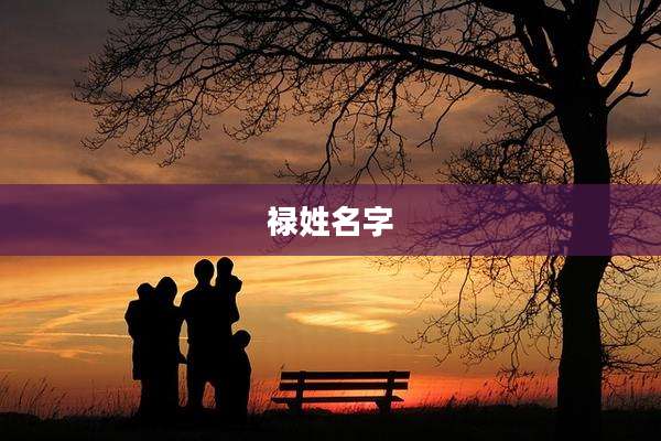 禄姓名字