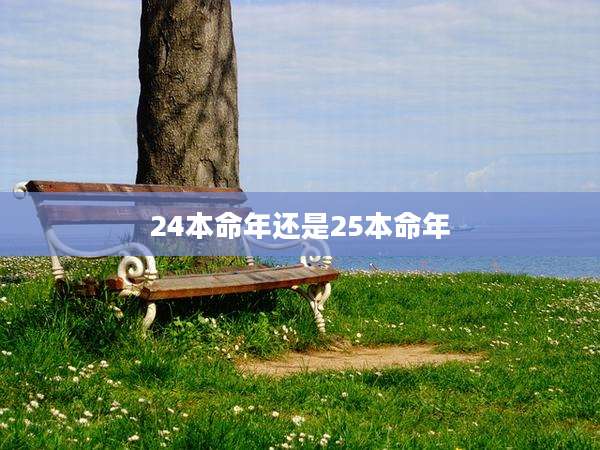 24本命年还是25本命年