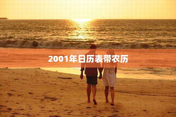 2001年日历表带农历