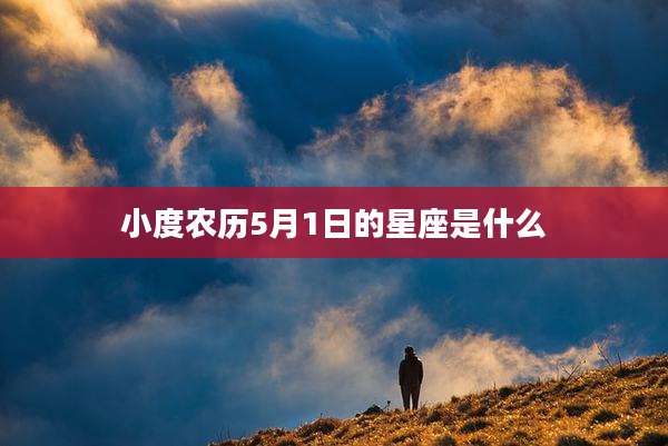 小度农历5月1日的星座是什么