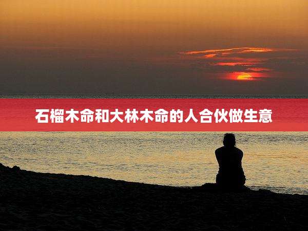 石榴木命和大林木命的人合伙做生意