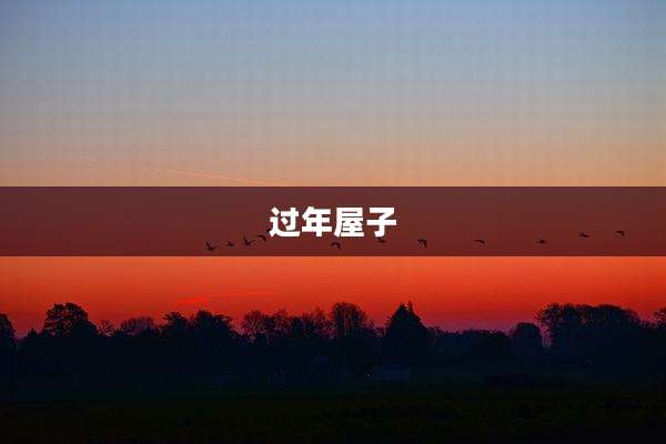 过年屋子