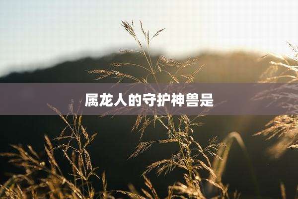 属龙人的守护神兽是